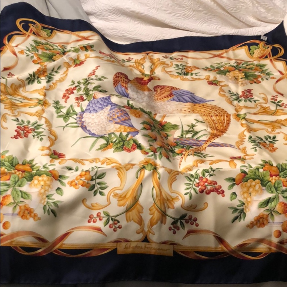 Salvatore Ferragamo silk scarf
